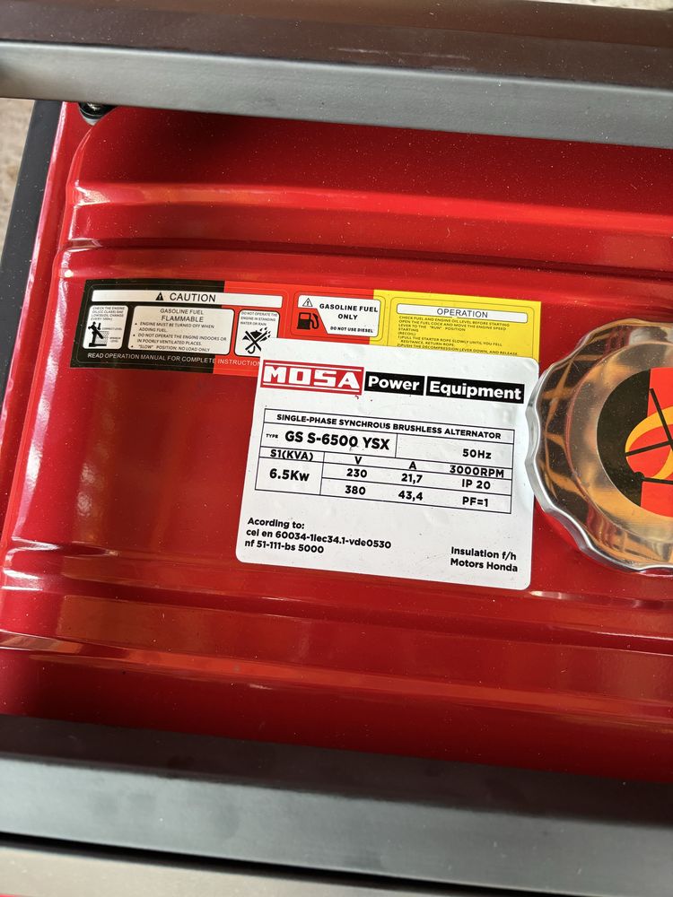 Vand Generator Honda nou nefolosit