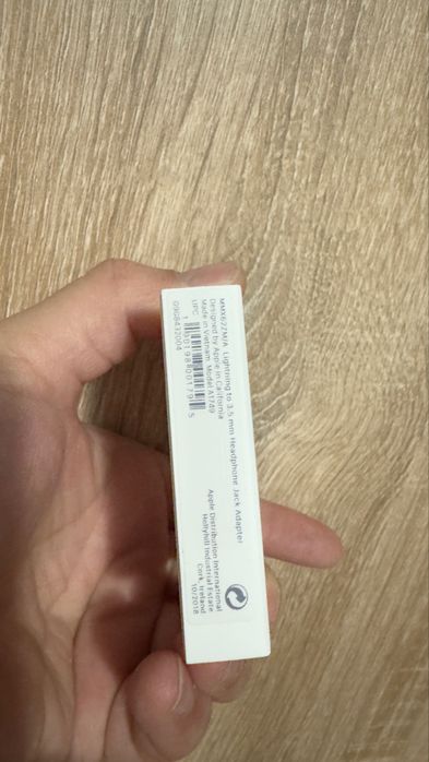 Adaptor lightning > jack apple sigilat