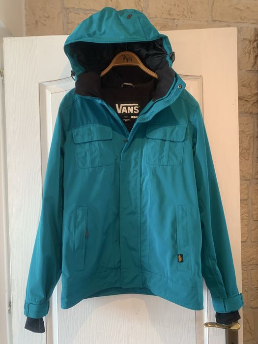 Geaca Vans original culoare turcoaz