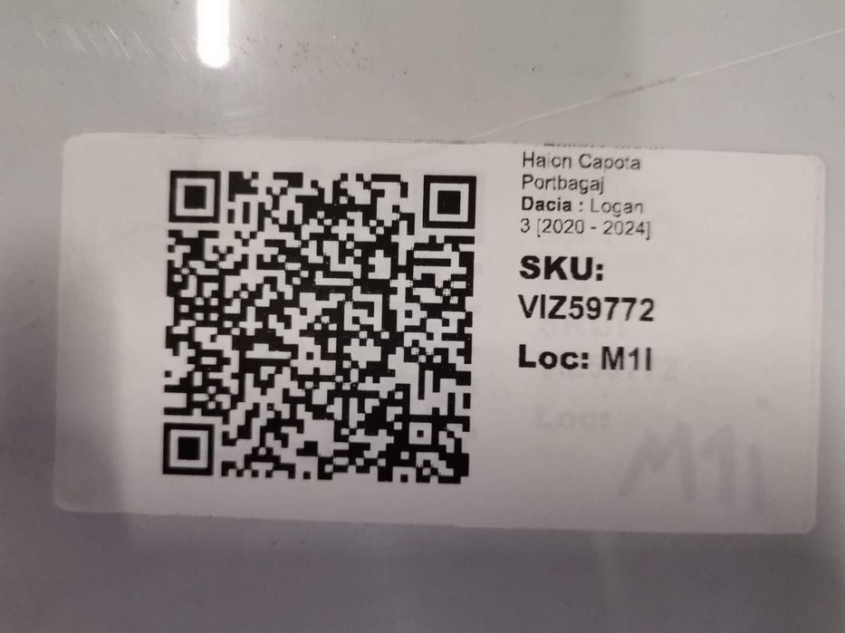 Haion Capota Portbagaj Dacia  Logan 3 2020 2021 2022 2023 2024 Origina