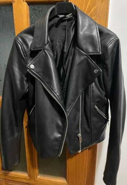 Geaca de femei de piele H&M, marimea S-M 38 (aprox. 165 cm si 45-55kg)