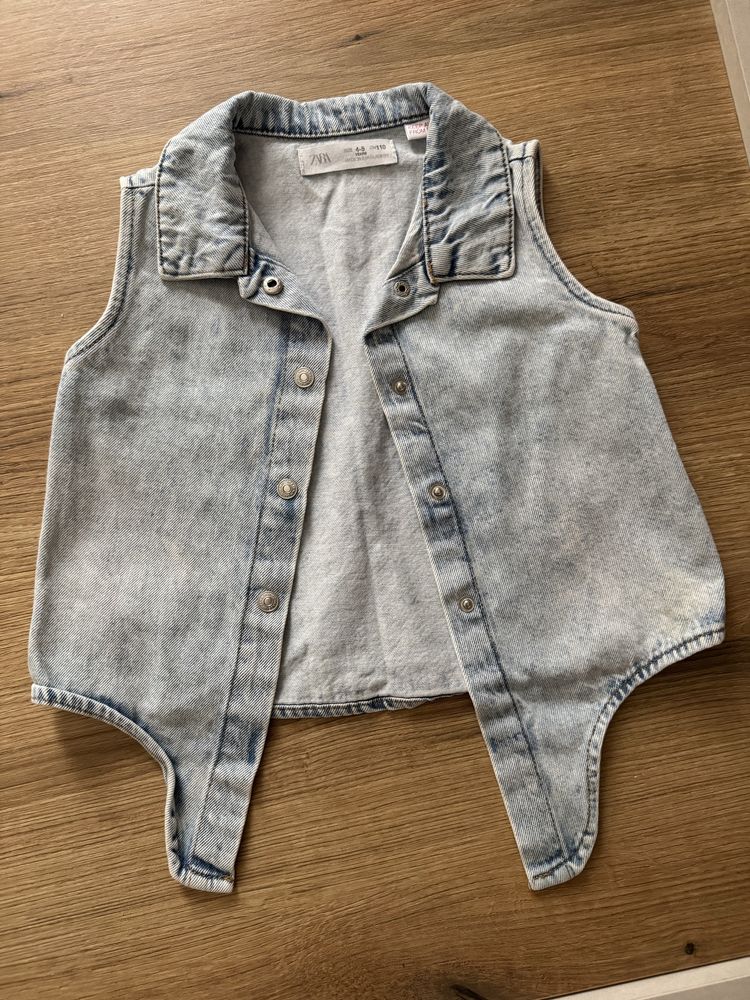 Детска дънкова риза ZARA