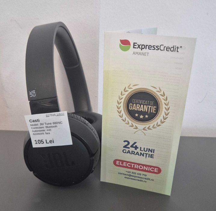 Casti Jbl Tune 660NC (AG32 B27516.1) 2 ANI GARANTIE!
