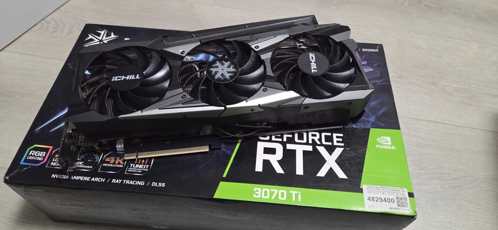Видеокарта RTX 3070 ti Inno3D Chill (3-ех куллерная)
