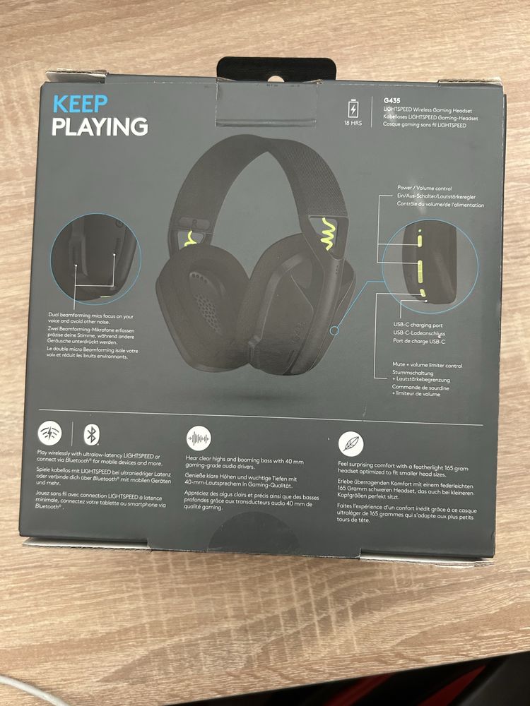 Слушалки Logitech g435