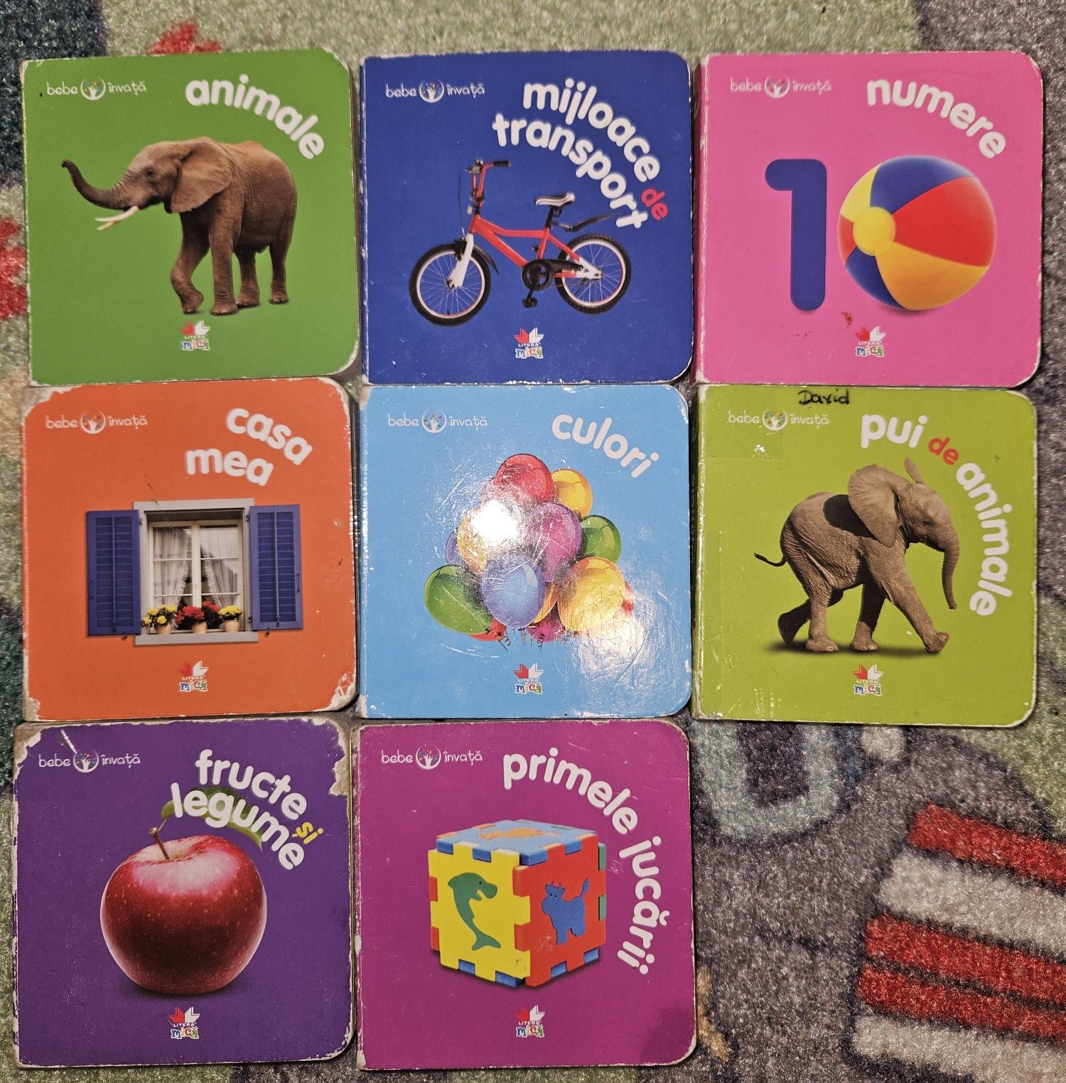 Set carti și puzzle 1-2 ani