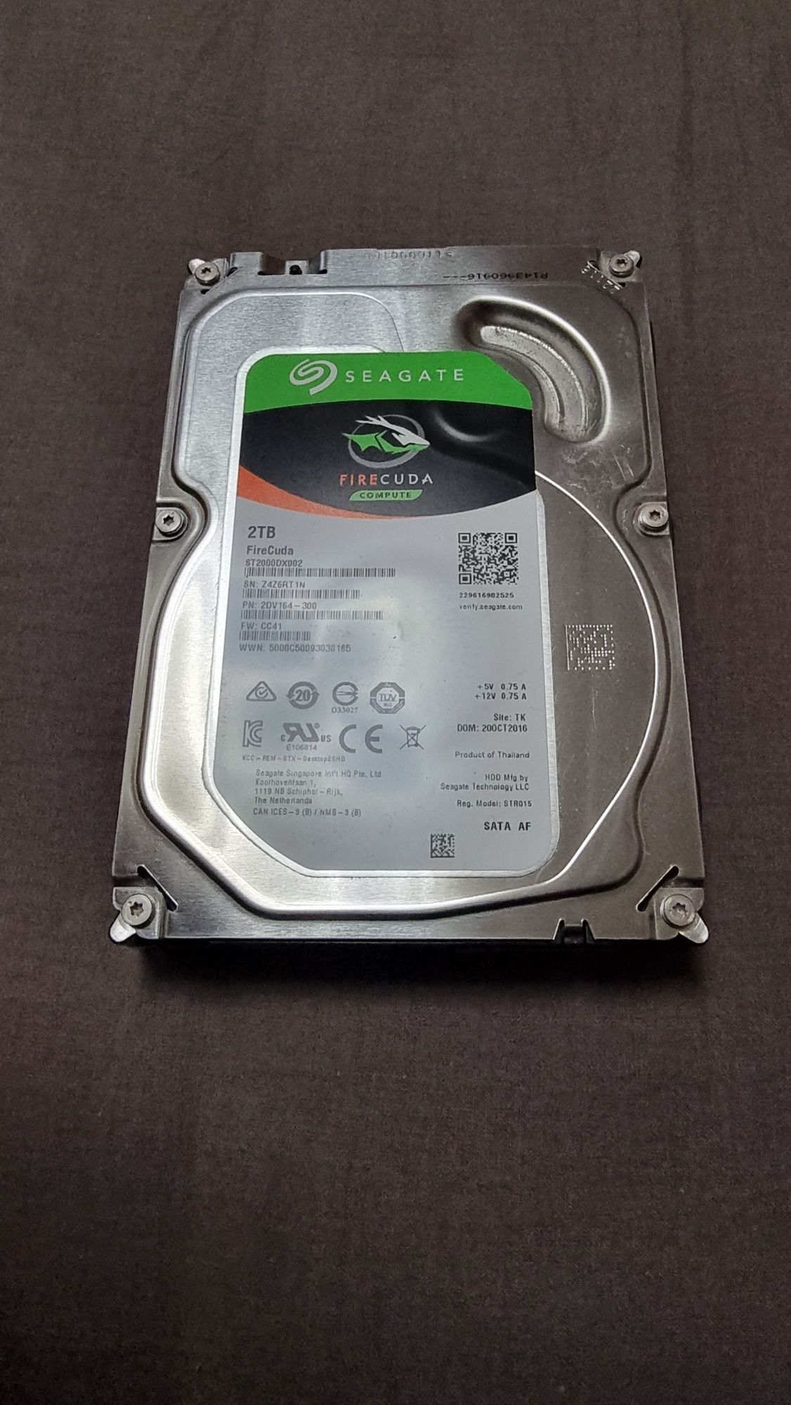 SSHD Seagate Firecuda 2TB