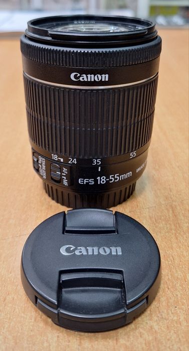Canon EF-S 18-55mm IS,STM (стабилизатор,бесшумный мотор,как новый)