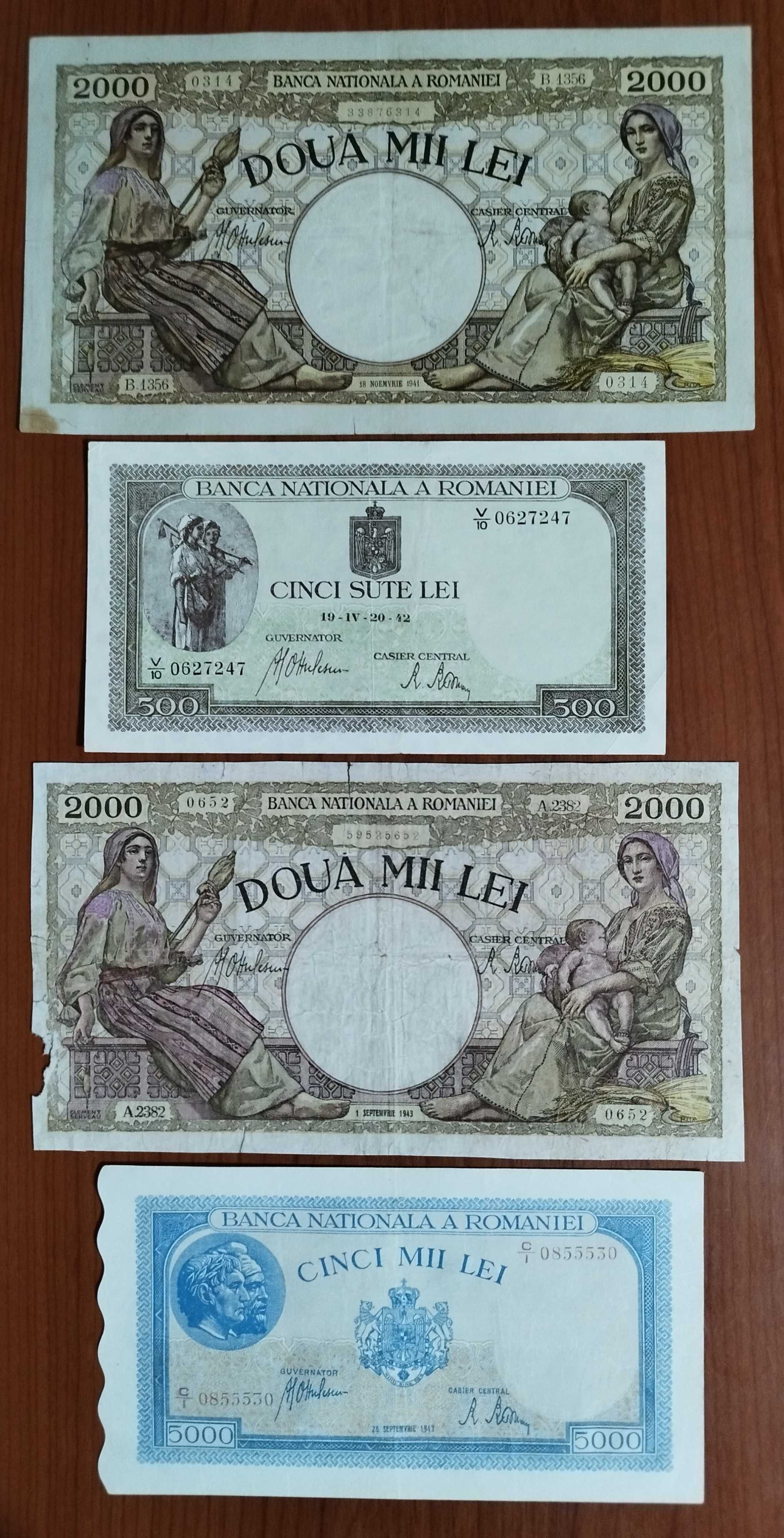 Colecție bancnote românești  1952 , 1966