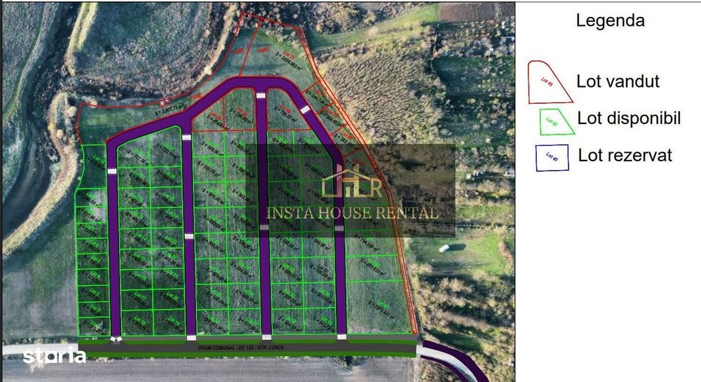 Teren Intravilan 1000mp / PUZ Aprobat / Constructie Mixta