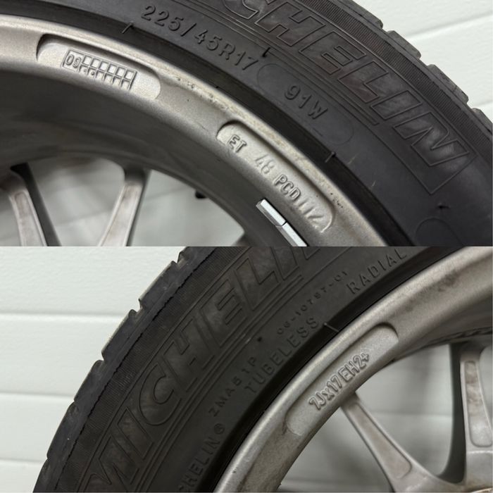 Jante AEZ 5x112 Vw Audi Skoda 225/45/r17 Michelin