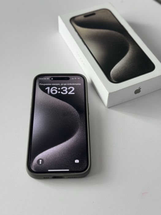 Iphone 15 pro - като нов Natural Titanium, 5G