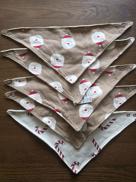 Бебешки коледни банфани/лигавници