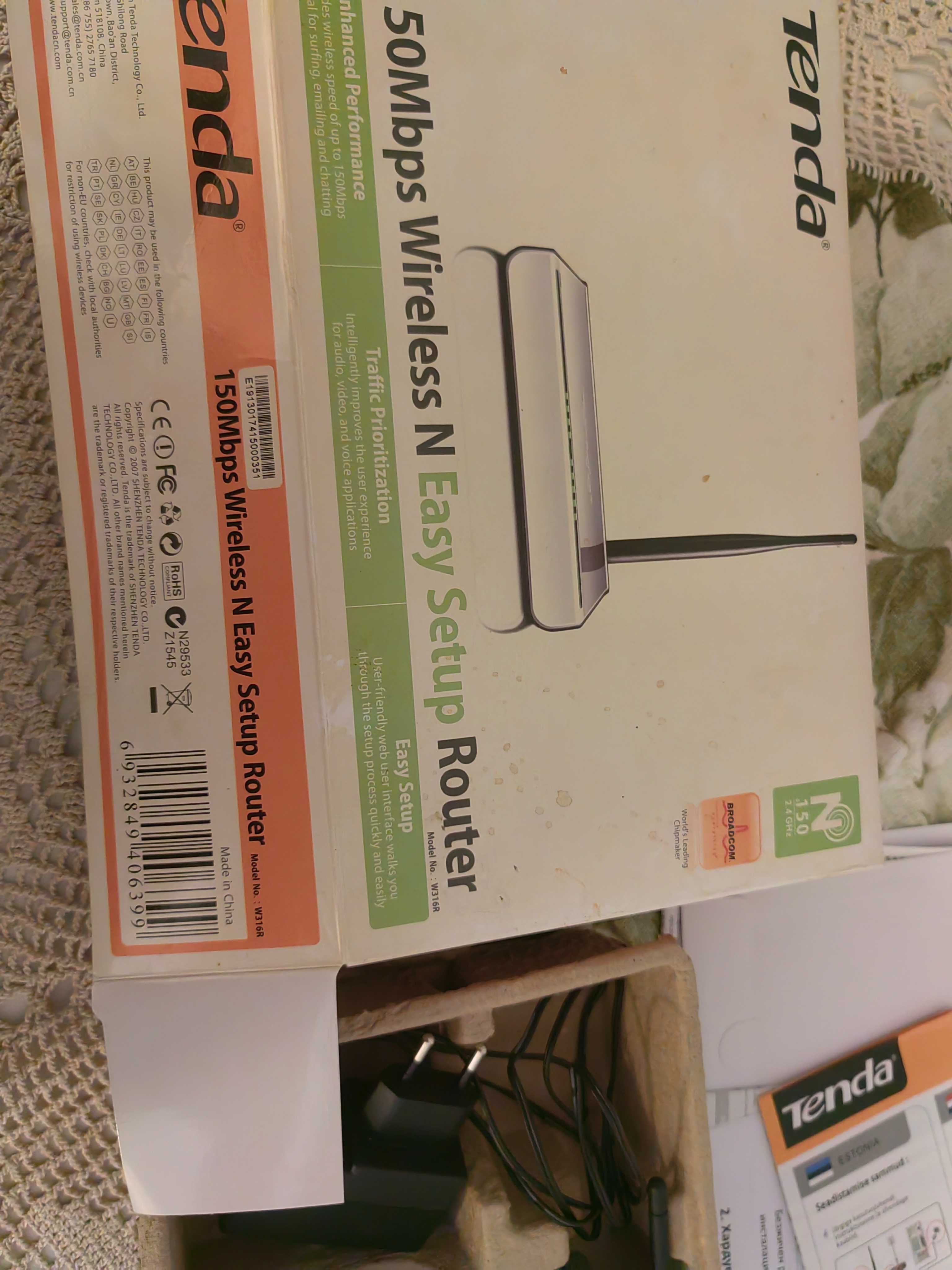 Безжичен рутер Tenda N W316R