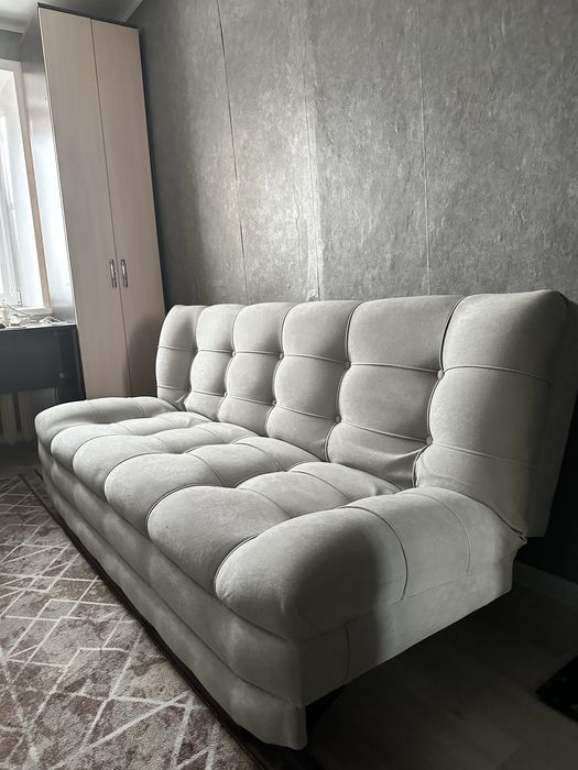 Диван новый, серый, книжка 190*55