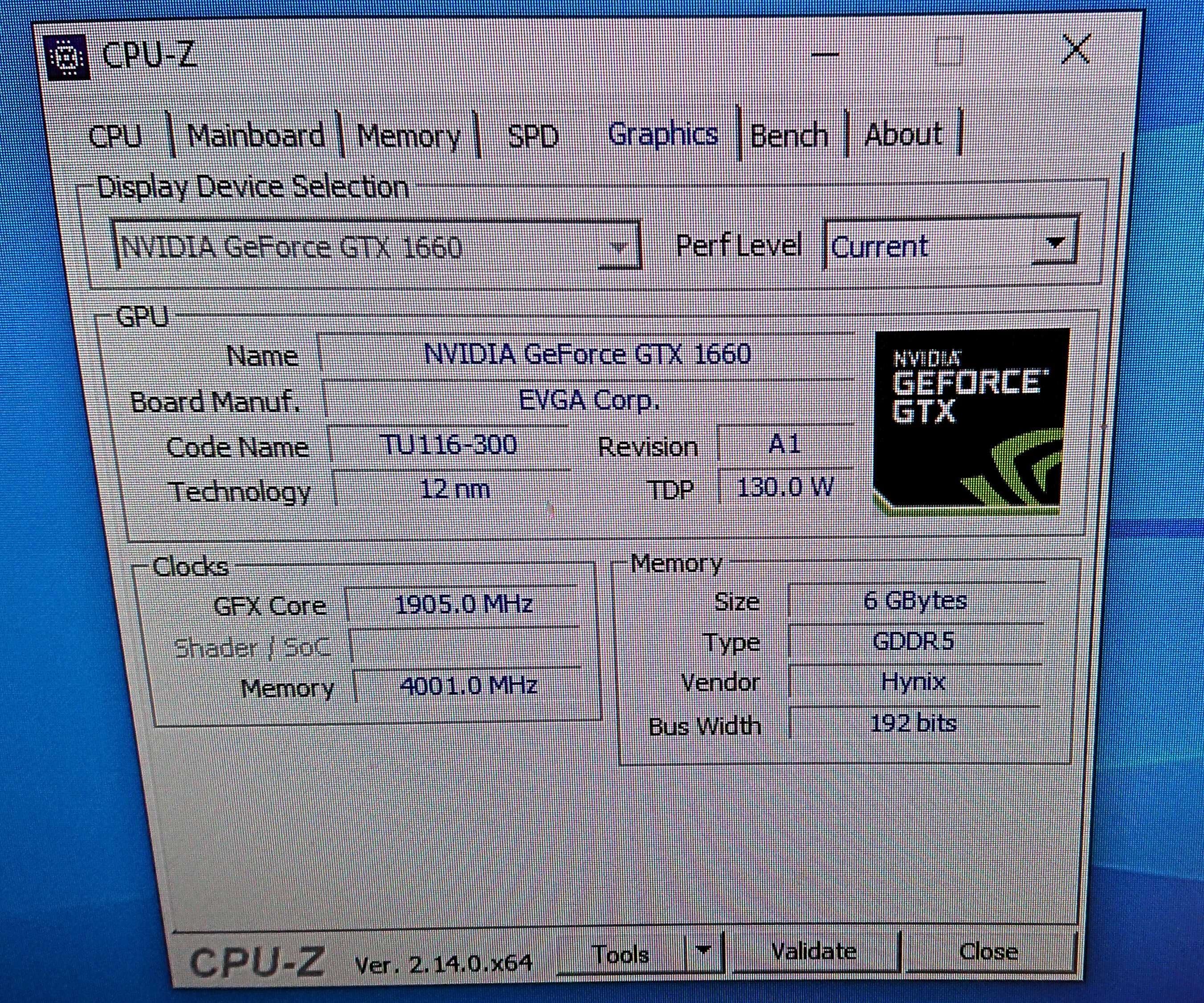 Видео карта EVGA GTX 1660 SC ULTRA GAMING  ! *НЕ Е Копачка* !