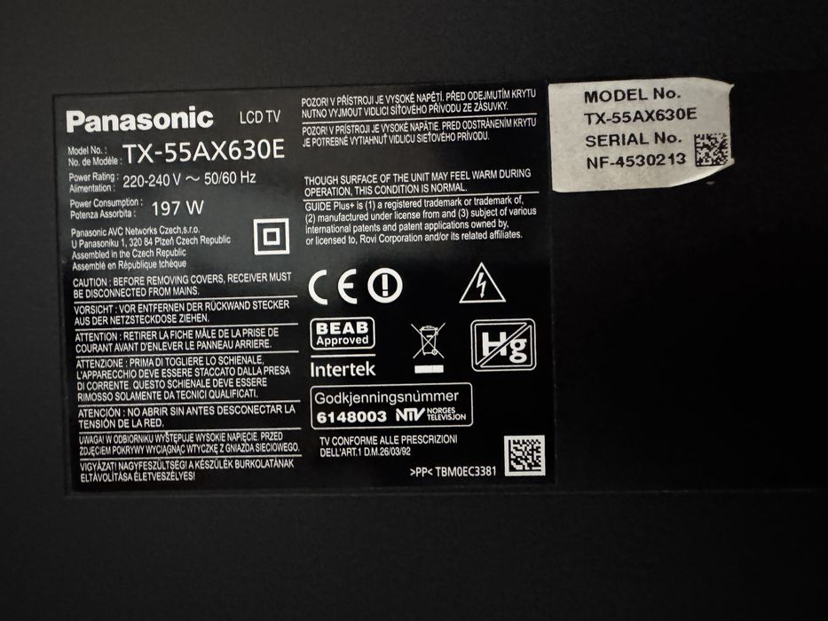 Телевизор Panasonic LED 55 инча
