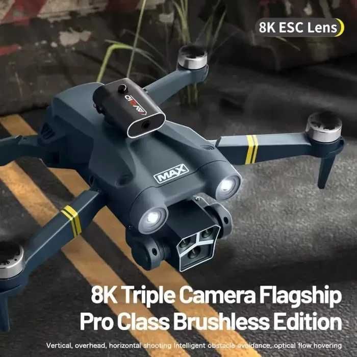 Сгъваем дрон M3 max Двойна камера HD, Широкоъгълен 120°