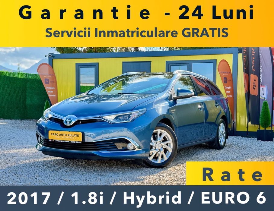 Toyota Auris 2017 - Hybrid  -Euro 6 - Km Reali -PARC AUTO -RATE -GARANTIE