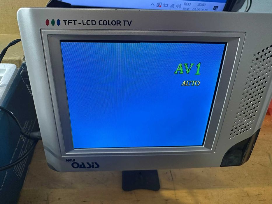 mini tv led oasis 5 inch alimentare 12v NOU