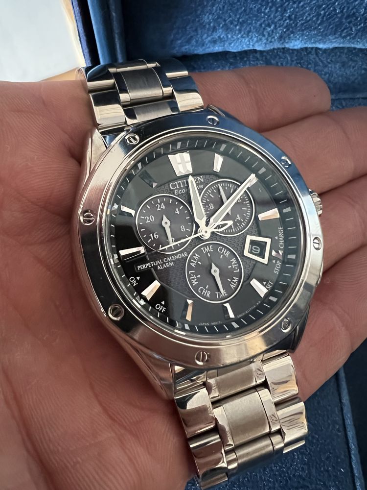 Citizen Signature EcoDrive Сапфир