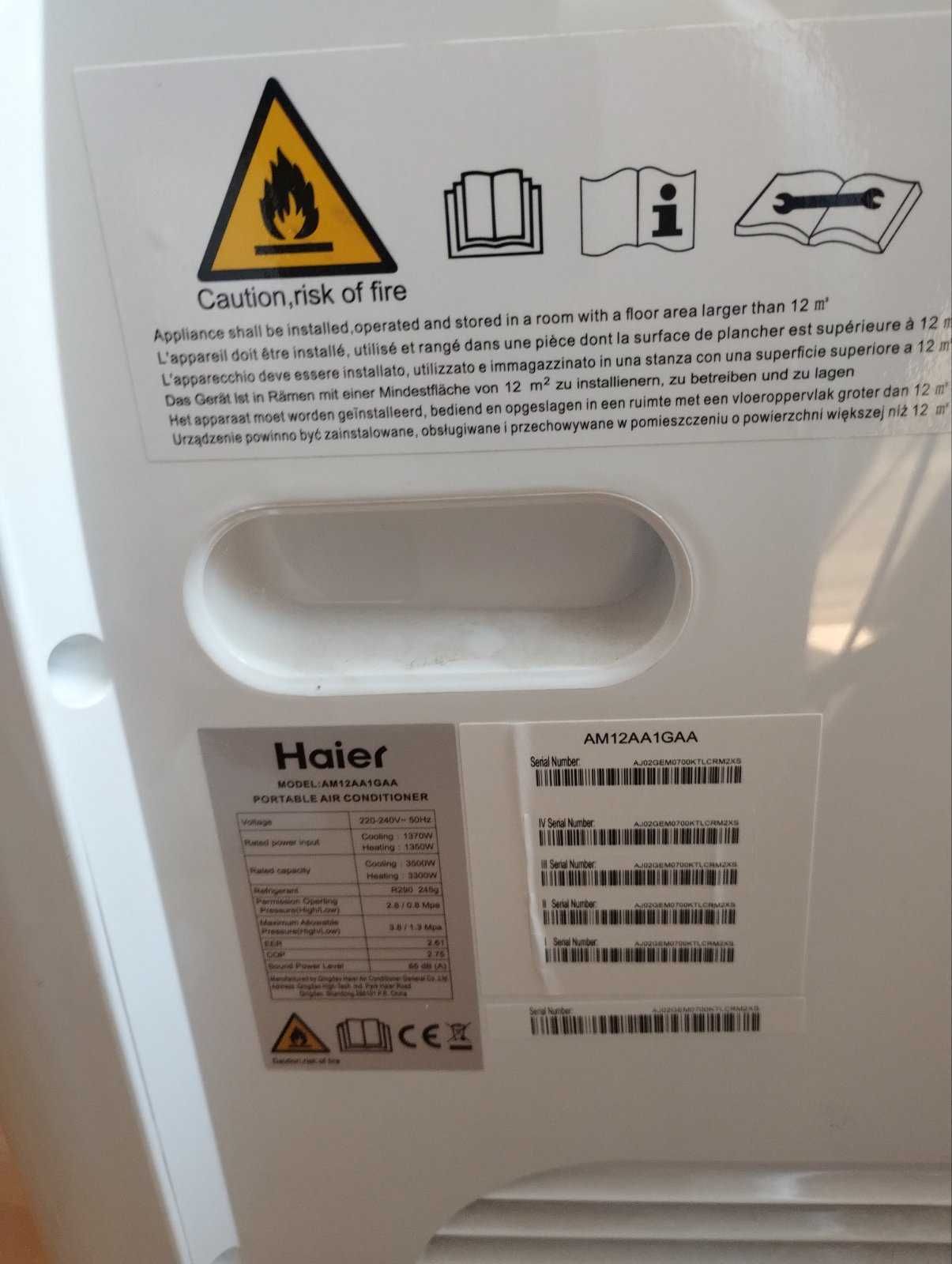 Мобилен климатик HAIER AM12AA1GAA