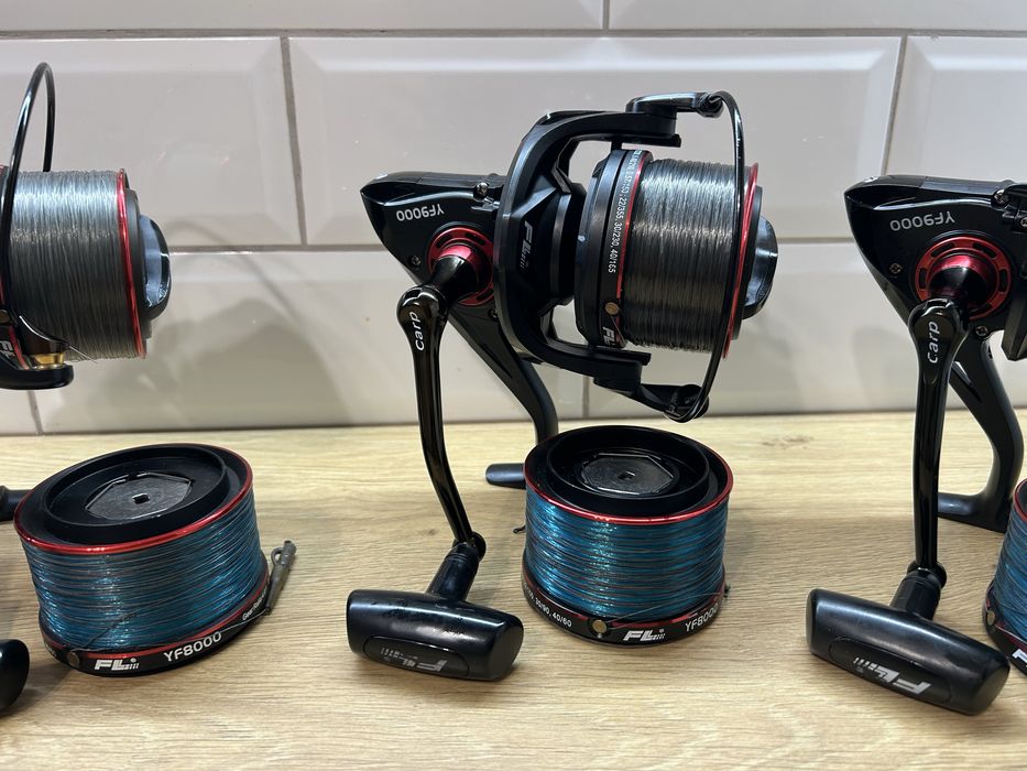 шаранджийски макари FL Carp YF9000 + резервни шпули