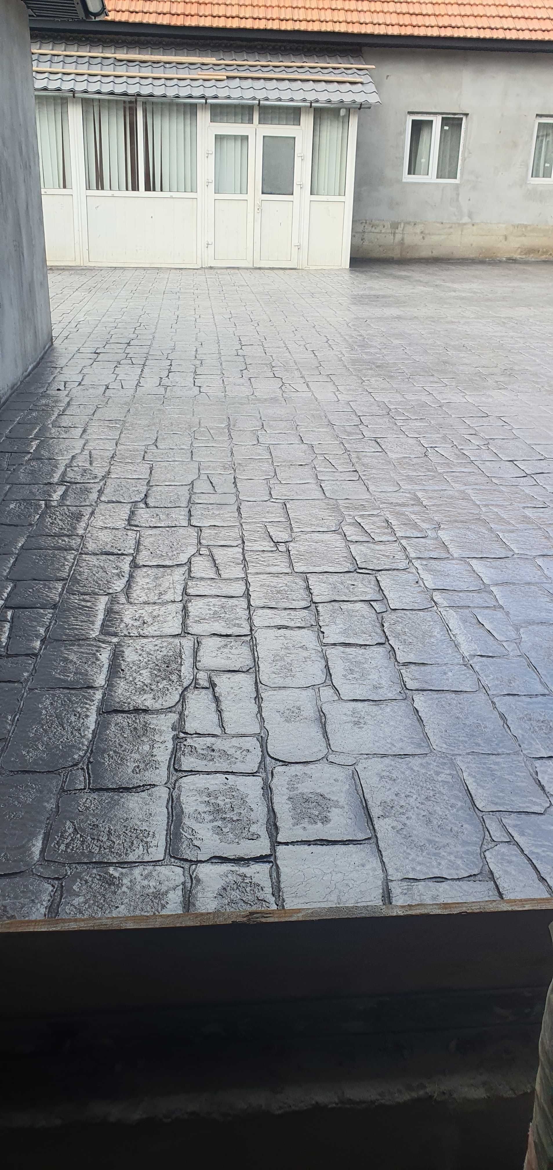 #beton amprentat elicopterizat# pavaj beton amprentat