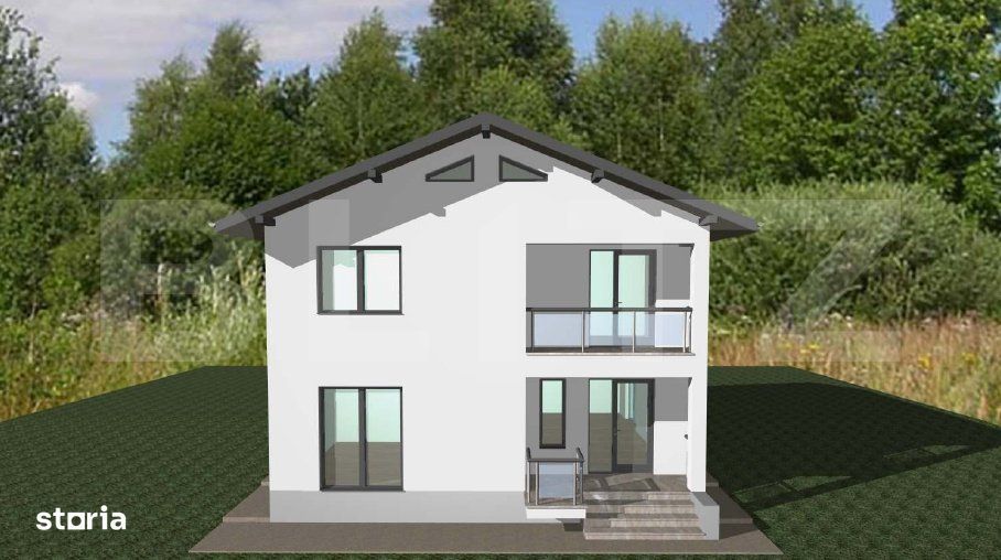 Casa familiala in suprafata de 120 mp utili, la poalele Mesesului
