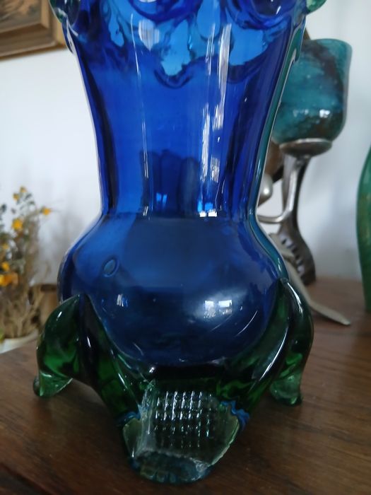 Vaza din sticla de Murano.