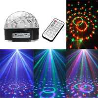 Glob Disco RGB Mp3 Player jocuri lumini TRANSPORT GRATUIT