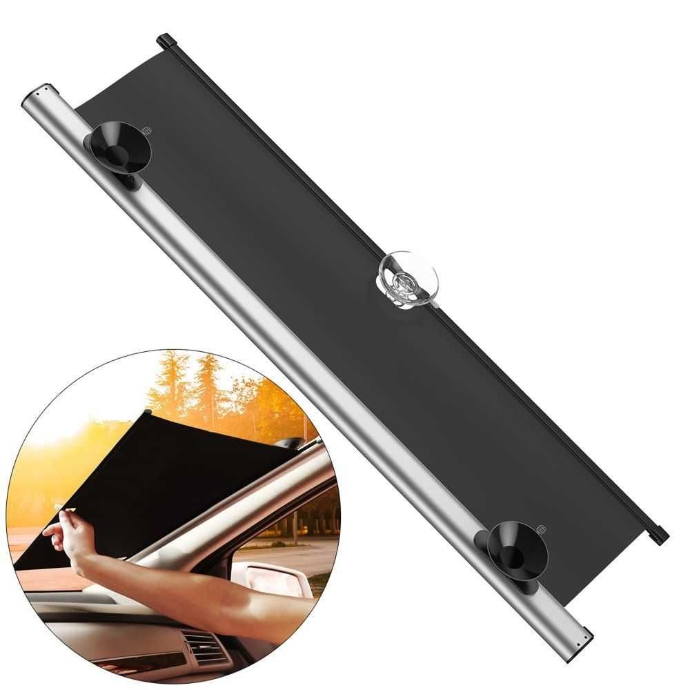 Parasolar Auto Baseus Retractabil, Argintiu