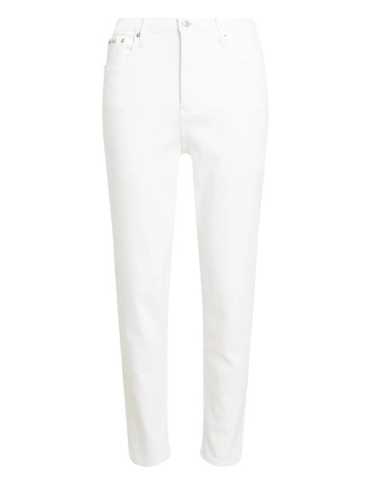 Calvin Klein нови бели дънки Mom fit