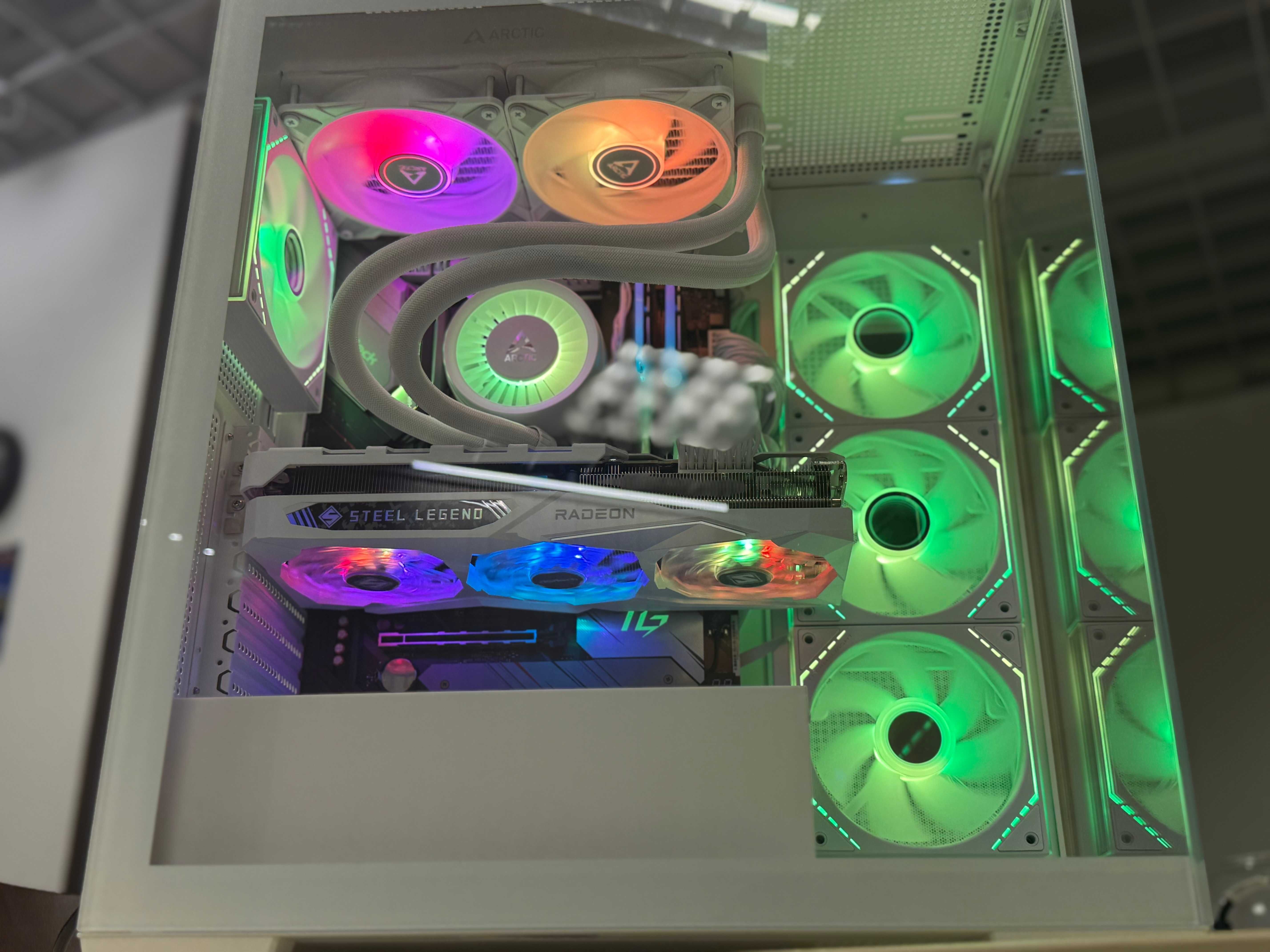 White Knight RGB Gaming PC/Ryzen 7 5700/32 GB RAM/ 1TB/7700XT 12 GB