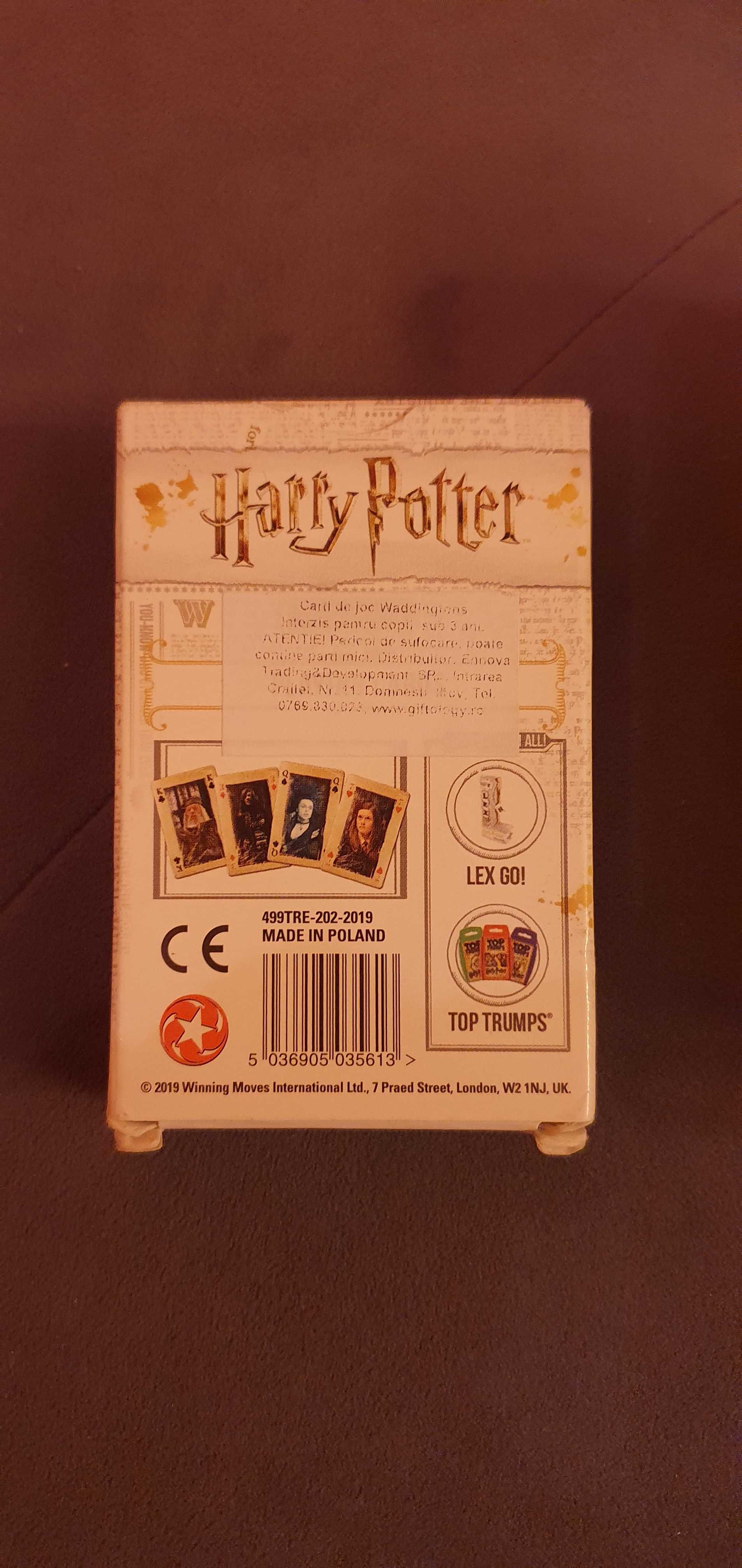 Carti de joc Harry Potter si joc Trivial Pursuit Harry Potter