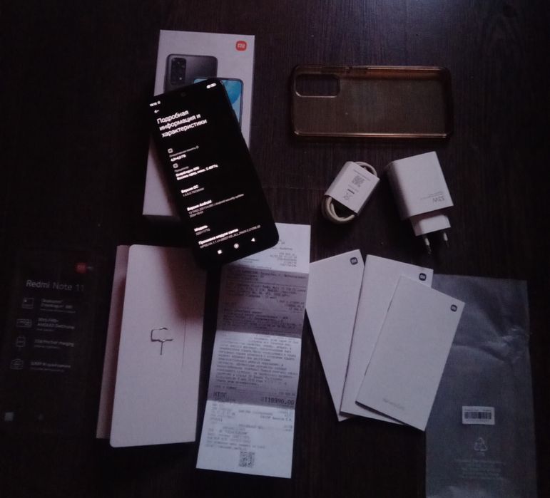 Redmi Note 11 (8/128)+120т чек имеется