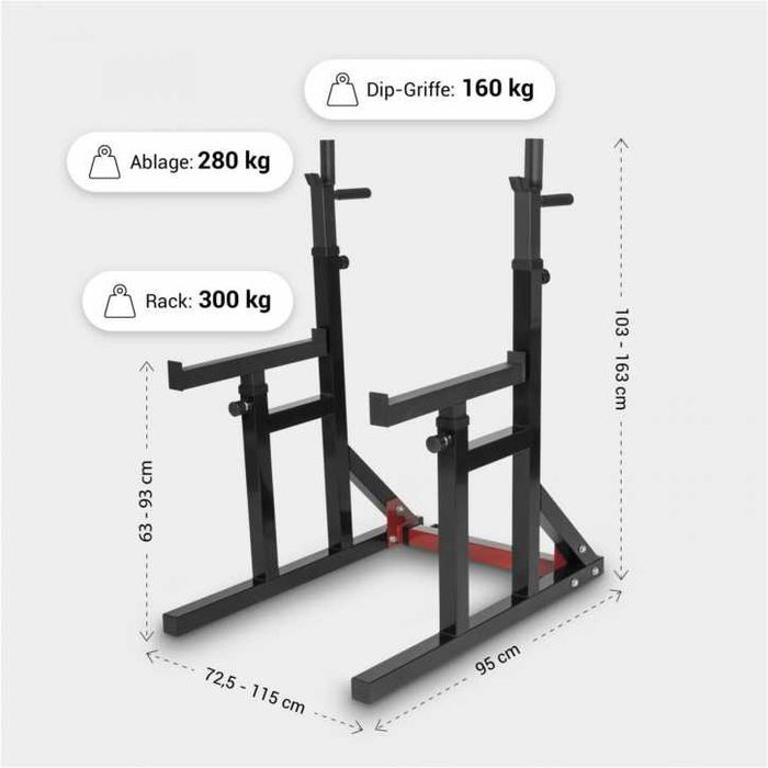 Multi Squat Rack Ajustabil