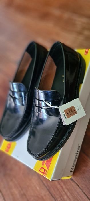 Мъжки кожени мокасини/обувки Geox