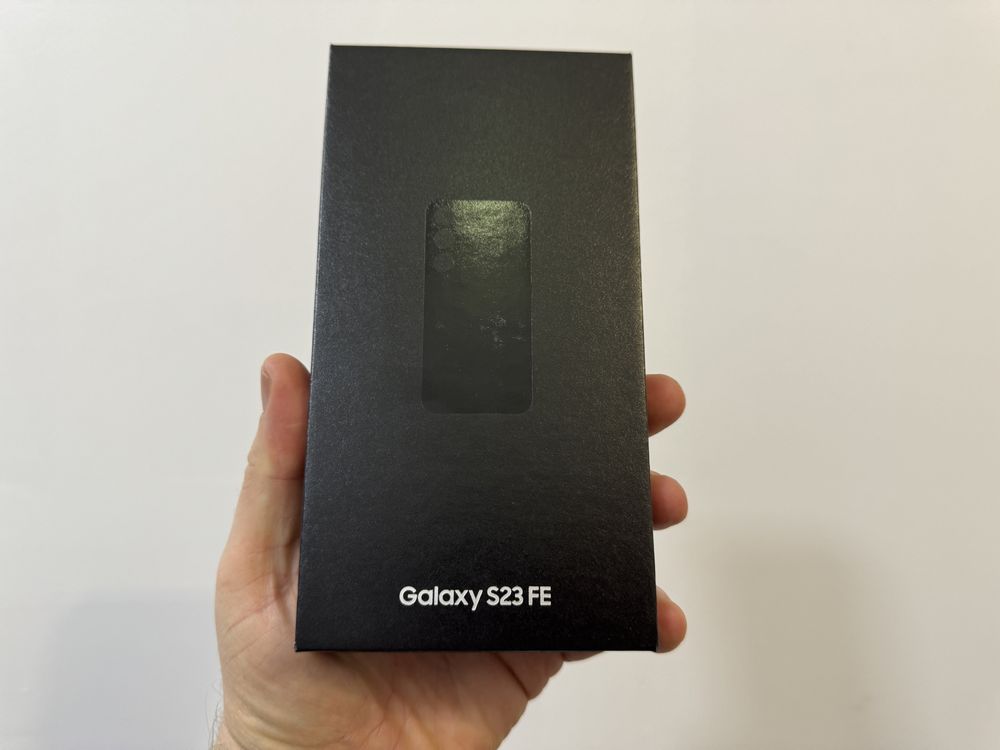 Samsung Galaxy S23 FE, 256 gb, 8 gb ram, Graphite, nou la cutie