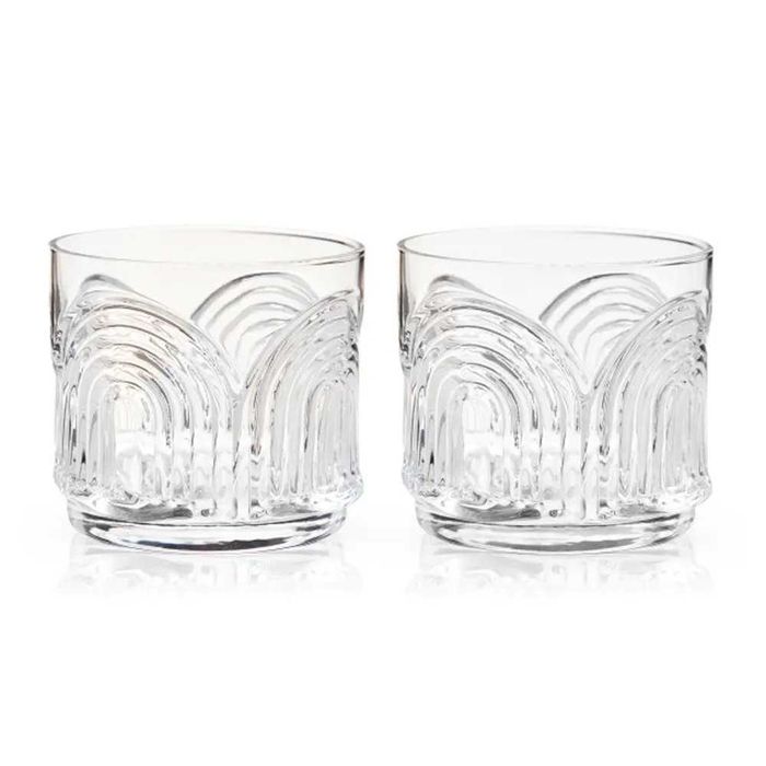 Кристални чаши за уиски във винтидж стил