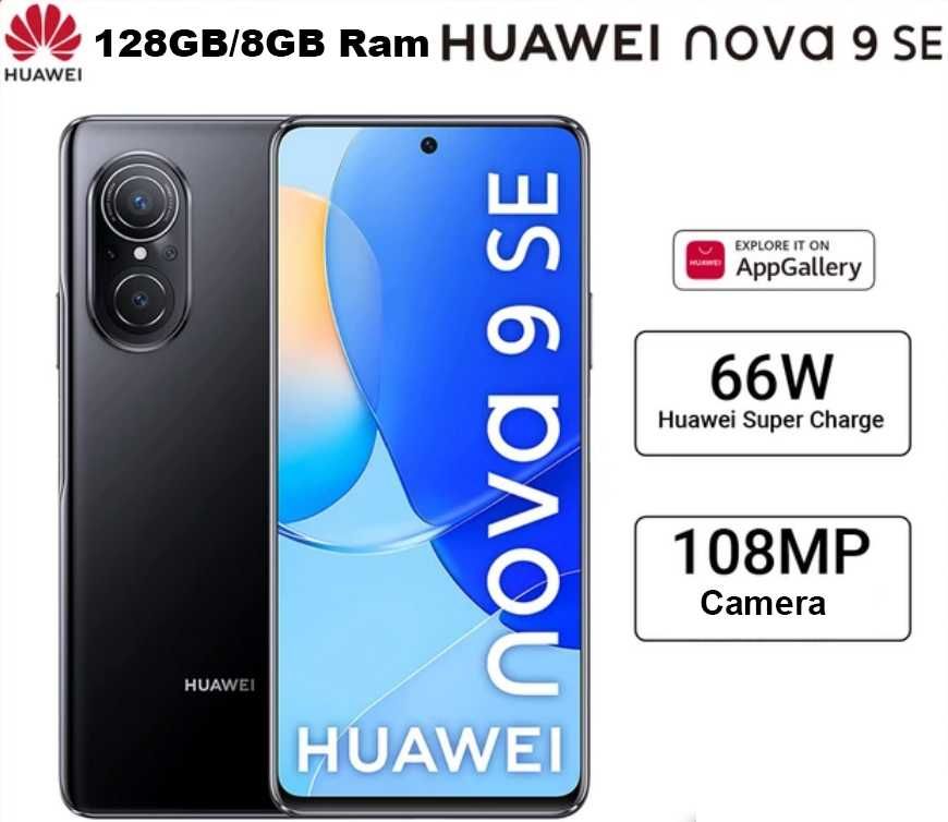 Huawei Nova 9 Nou cu garantie. 108Mpx camera foto, 128GB/8GB Ram