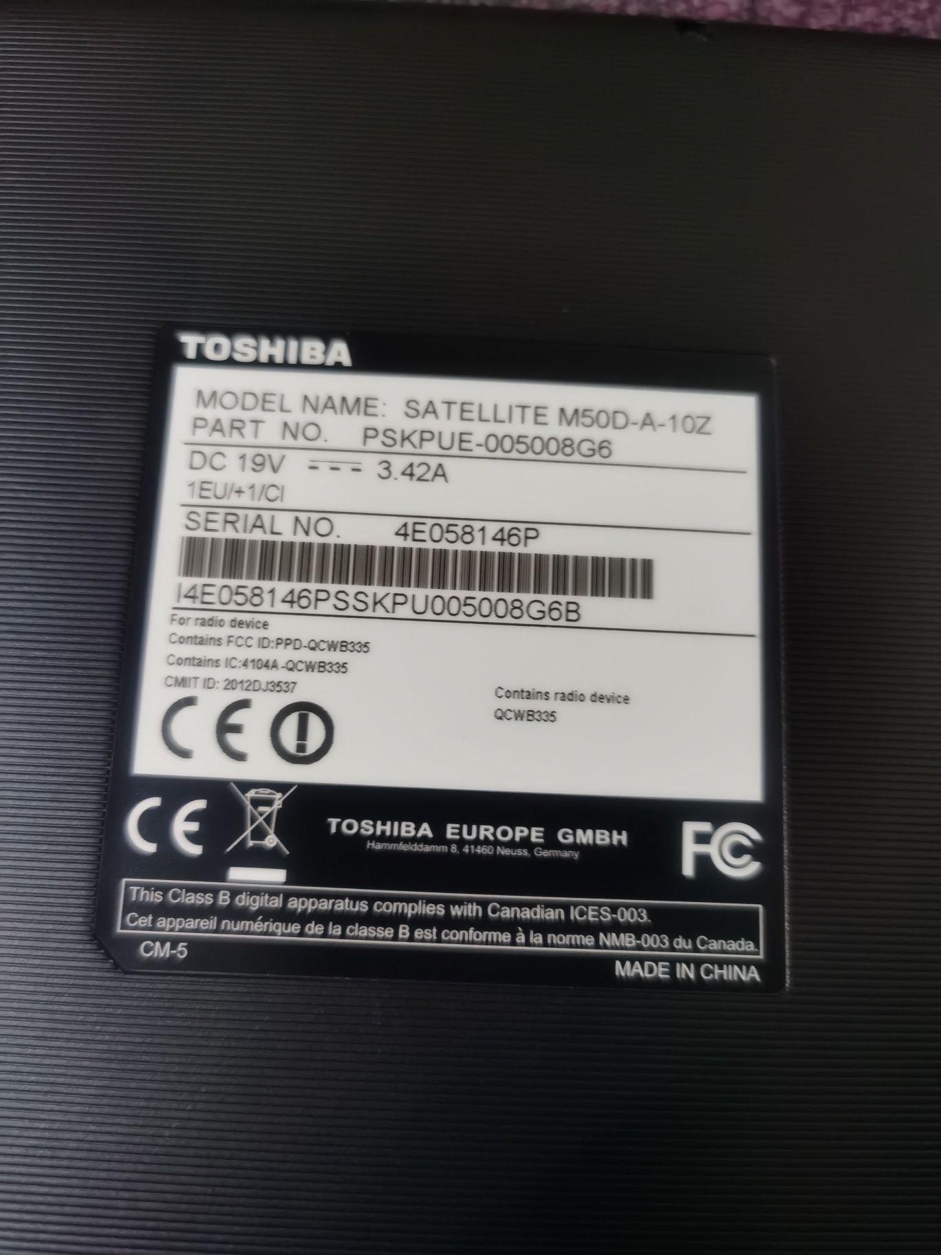 Toshiba satelite