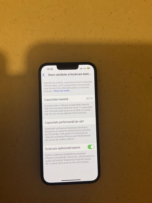 iPhone 14 , negru , 128 GB , 83% baterie