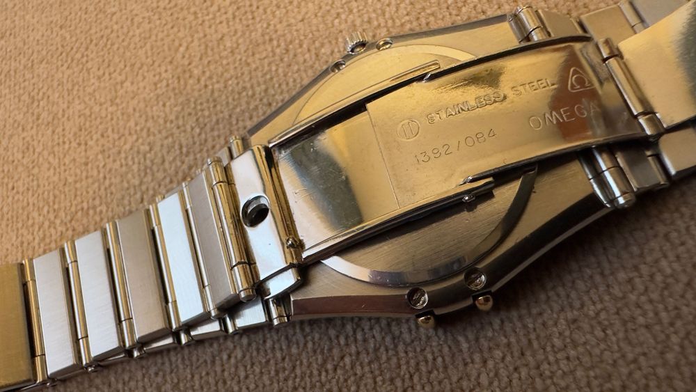 Omega Constellation chronograph 198.0142  bezel aur 18K