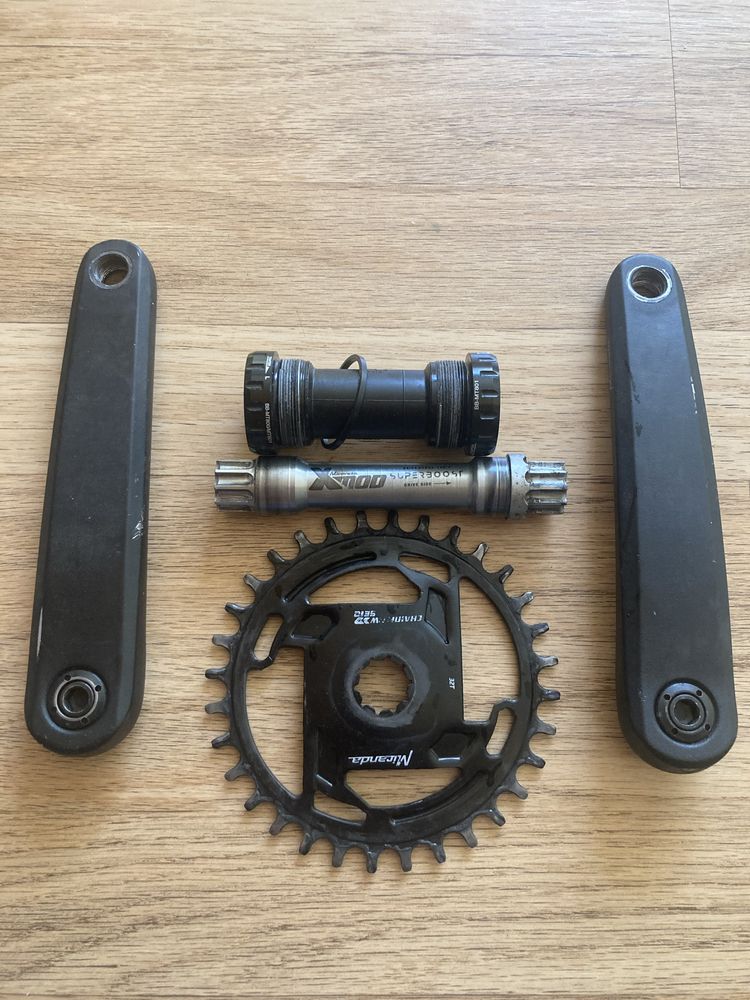 Курбели Miranda XMOD, Shimano BB- MT801