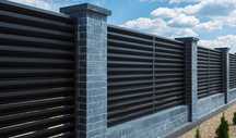 Construim garduri stil jaluzea sipca metalica tabla cutata