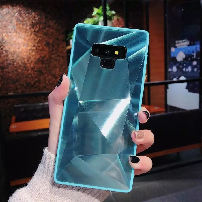 Husa tip oglinda model geometric 3D Samsung Galaxy Note 9, S20 FE 5G