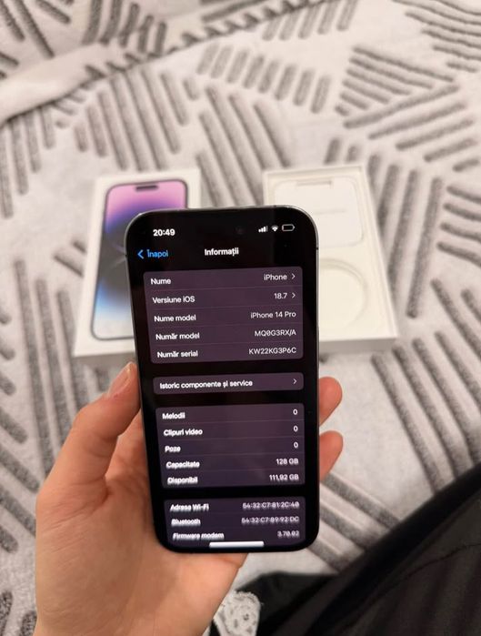 Vând iPhone 14 pro