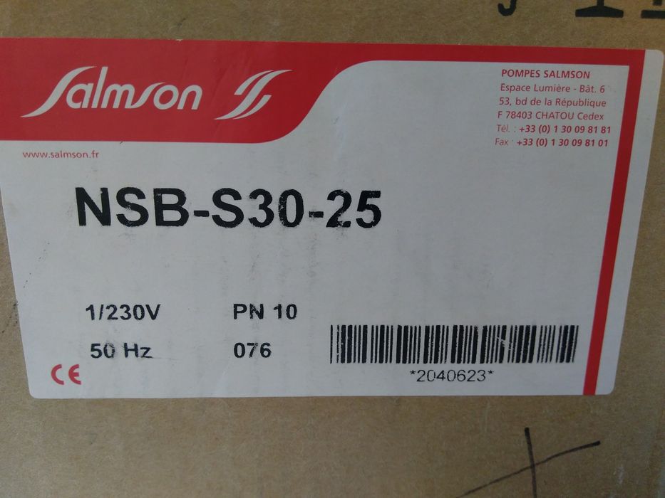 Pompa recirculare apa calda  Salmson NSB S30-25