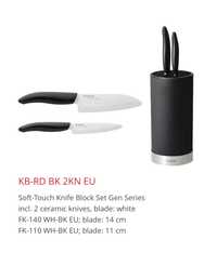 Kyocera Soft-Touch Knife Block & Ceramic Knives Set